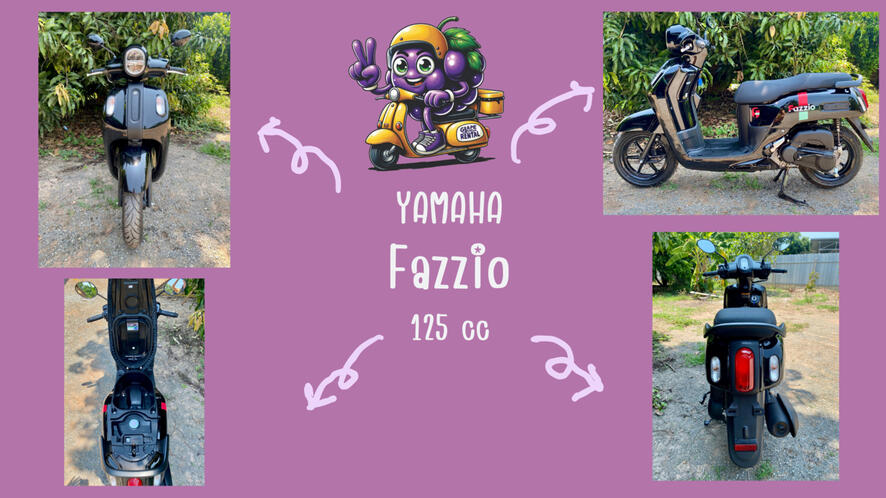 The Fazzio is perfect to zip through the city with.🍇✨